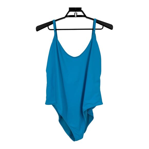 Good American swimsuit Always sunny one piece blue size 8 (US 5XL) - Picture 2 of 7